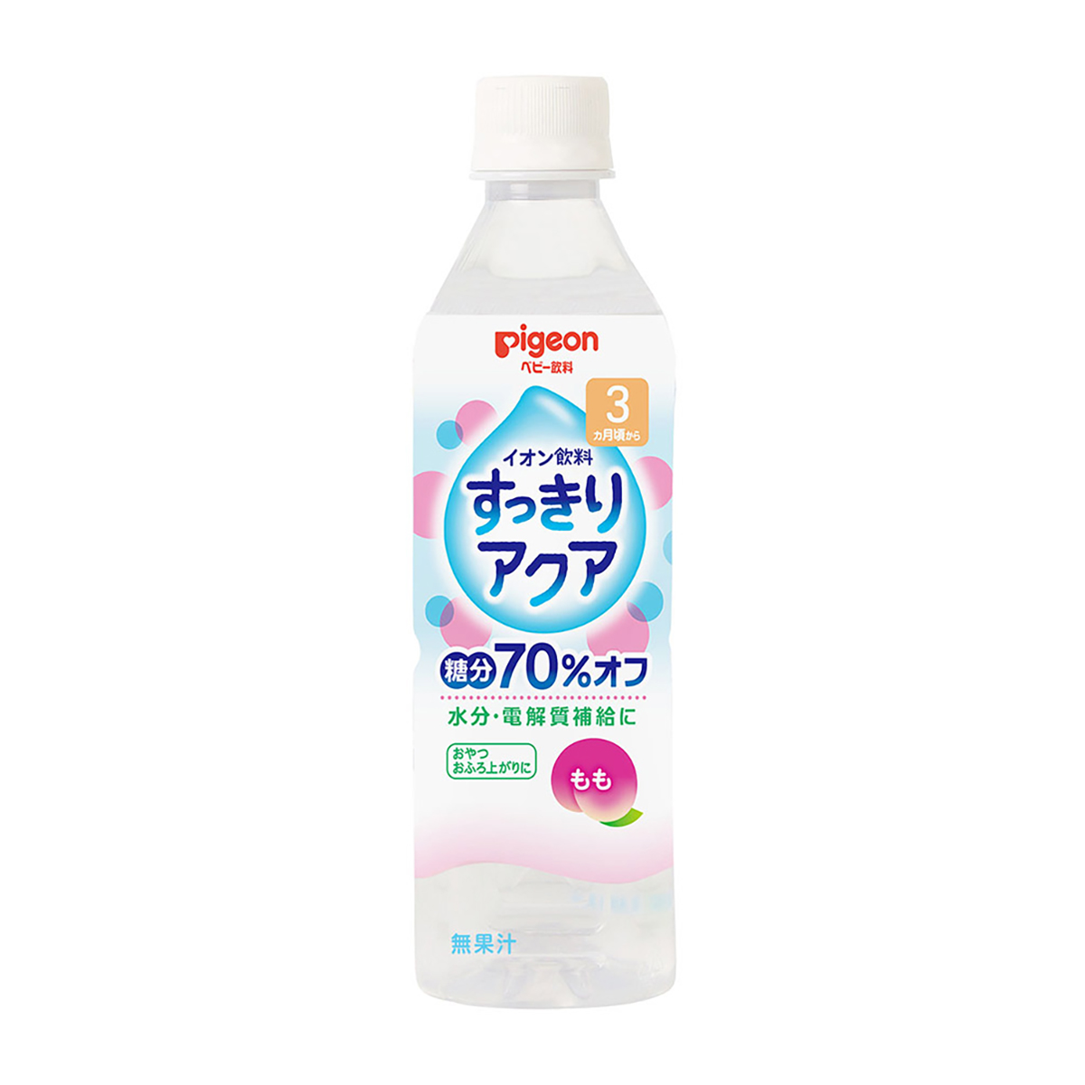 すっきりアクア　もも　500ml