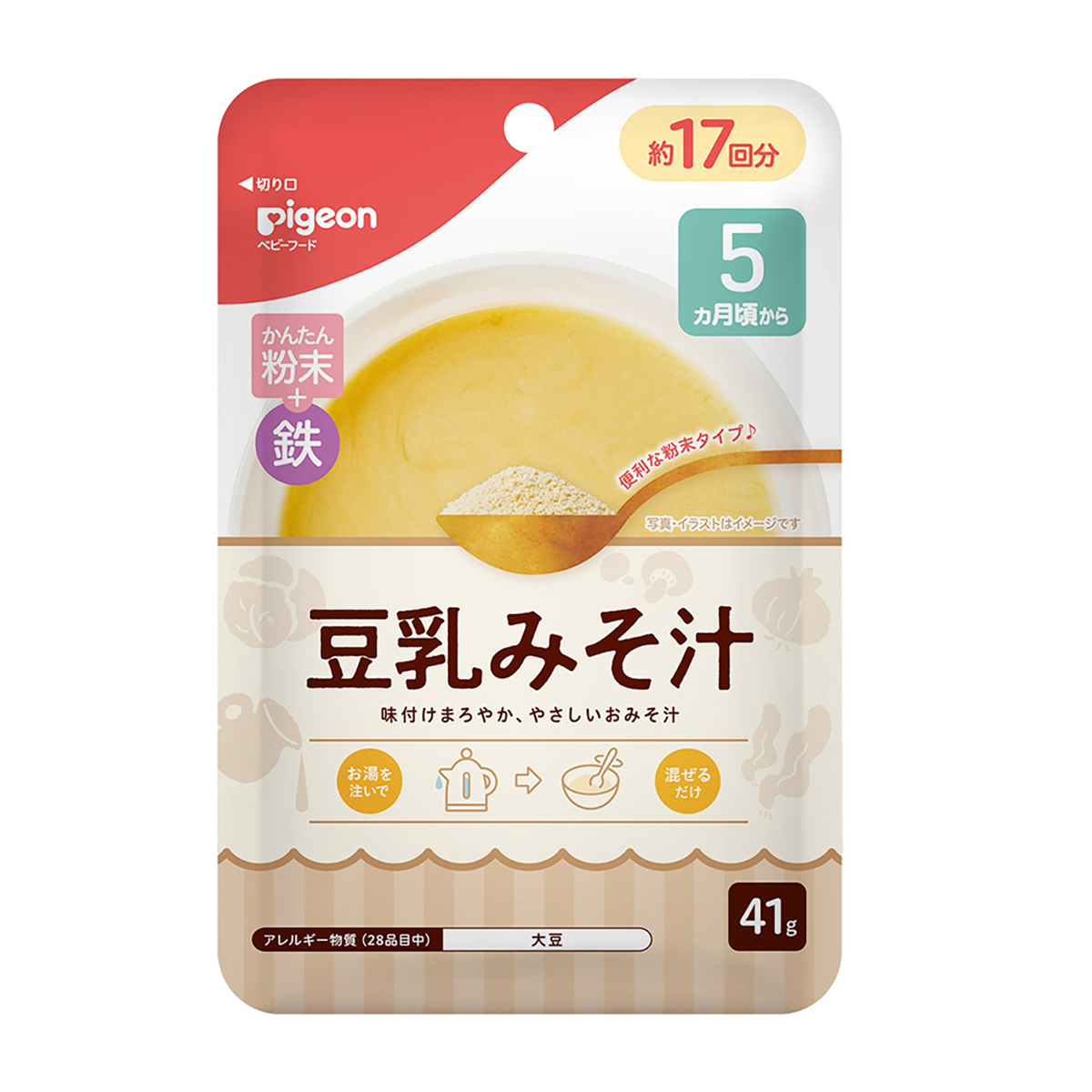 かんたん粉末＋鉄　豆乳みそ汁　41g
