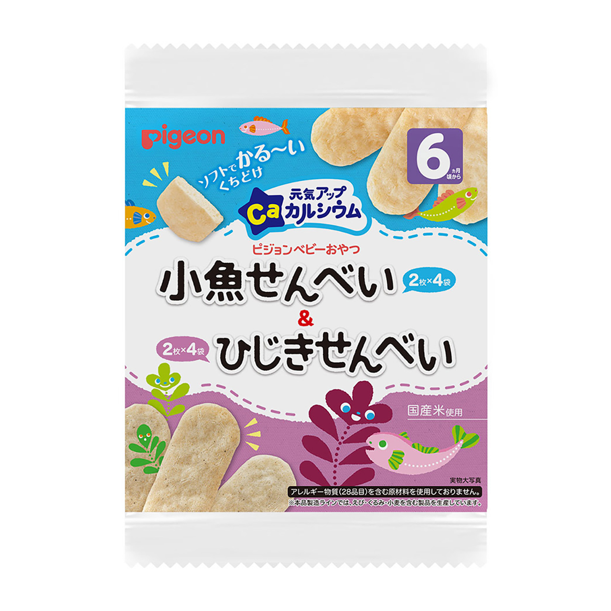 元気アップCa　小魚せんべい＆ひじきせんべい