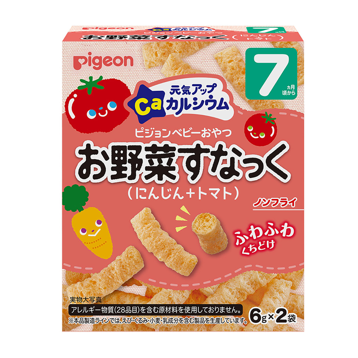 元気アップCa　お野菜すなっく　にんじん＋トマト