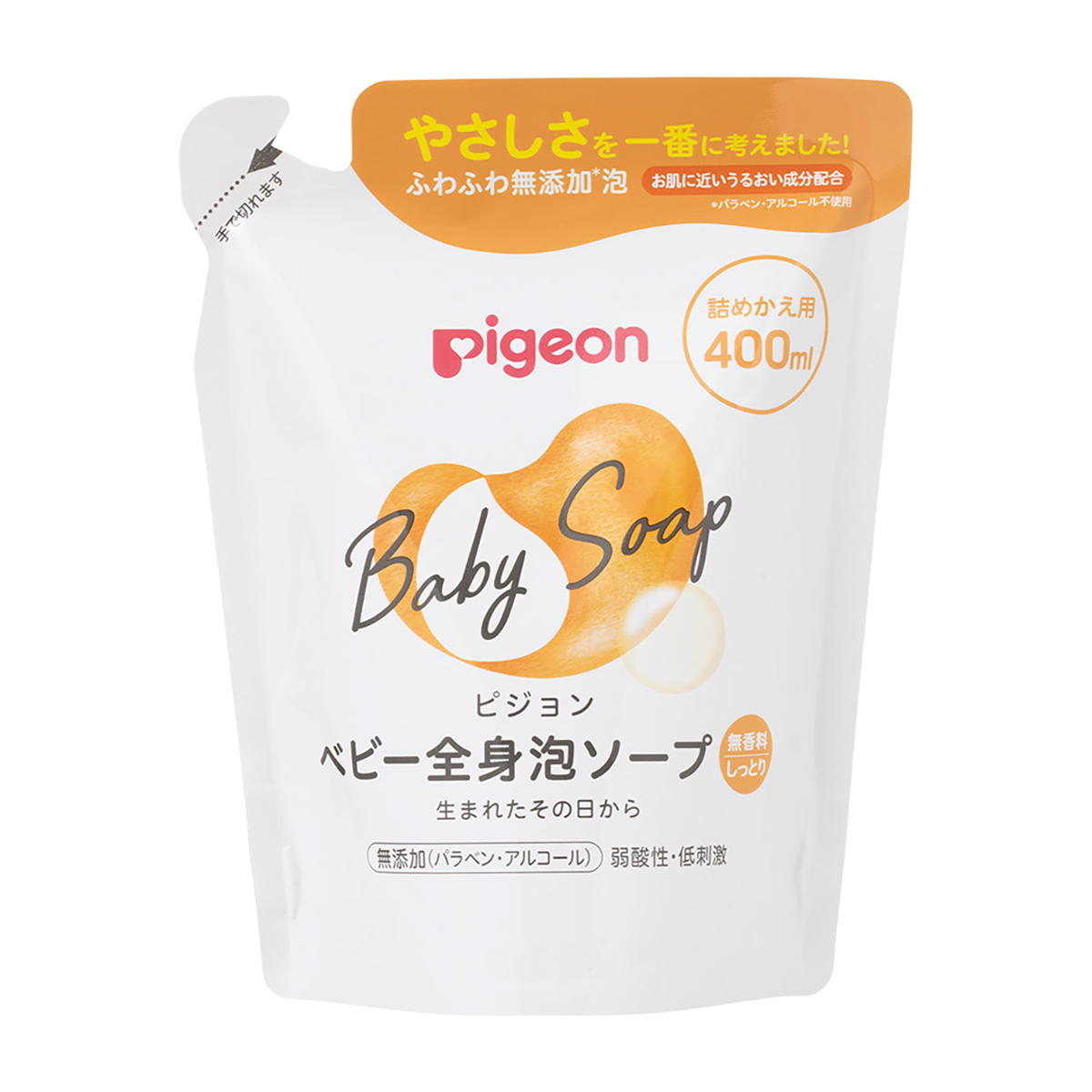 全身泡ソープ　しっとり詰めかえ用400ml　（ベーシック）
