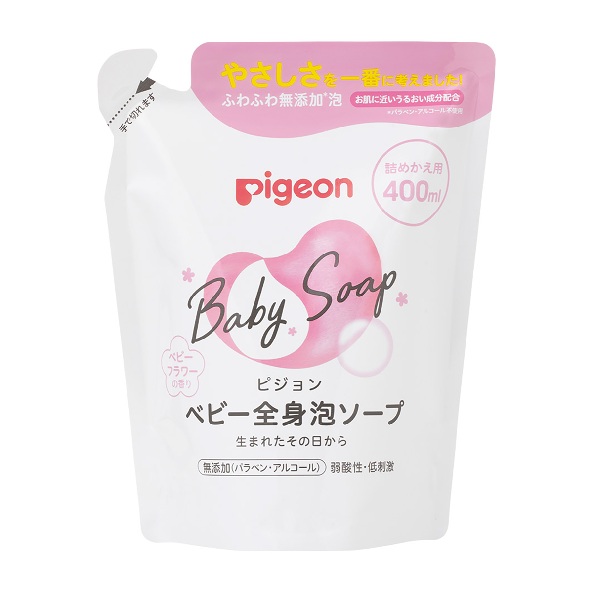 全身泡ソープ　ベビーフラワーの香り詰めかえ用400ml　（ベーシック）