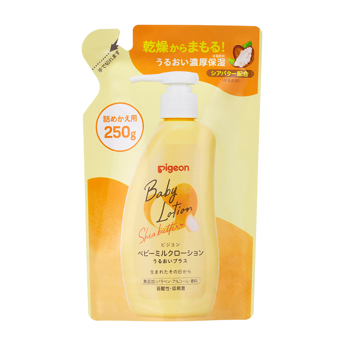 ベビーミルクローション　うるおいプラス詰めかえ用250g　（ベーシック）