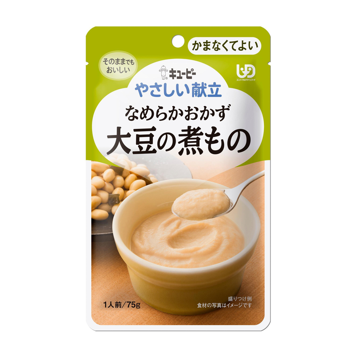 キユーピー やさしい献立　なめらかおかず　大豆の煮もの　75g