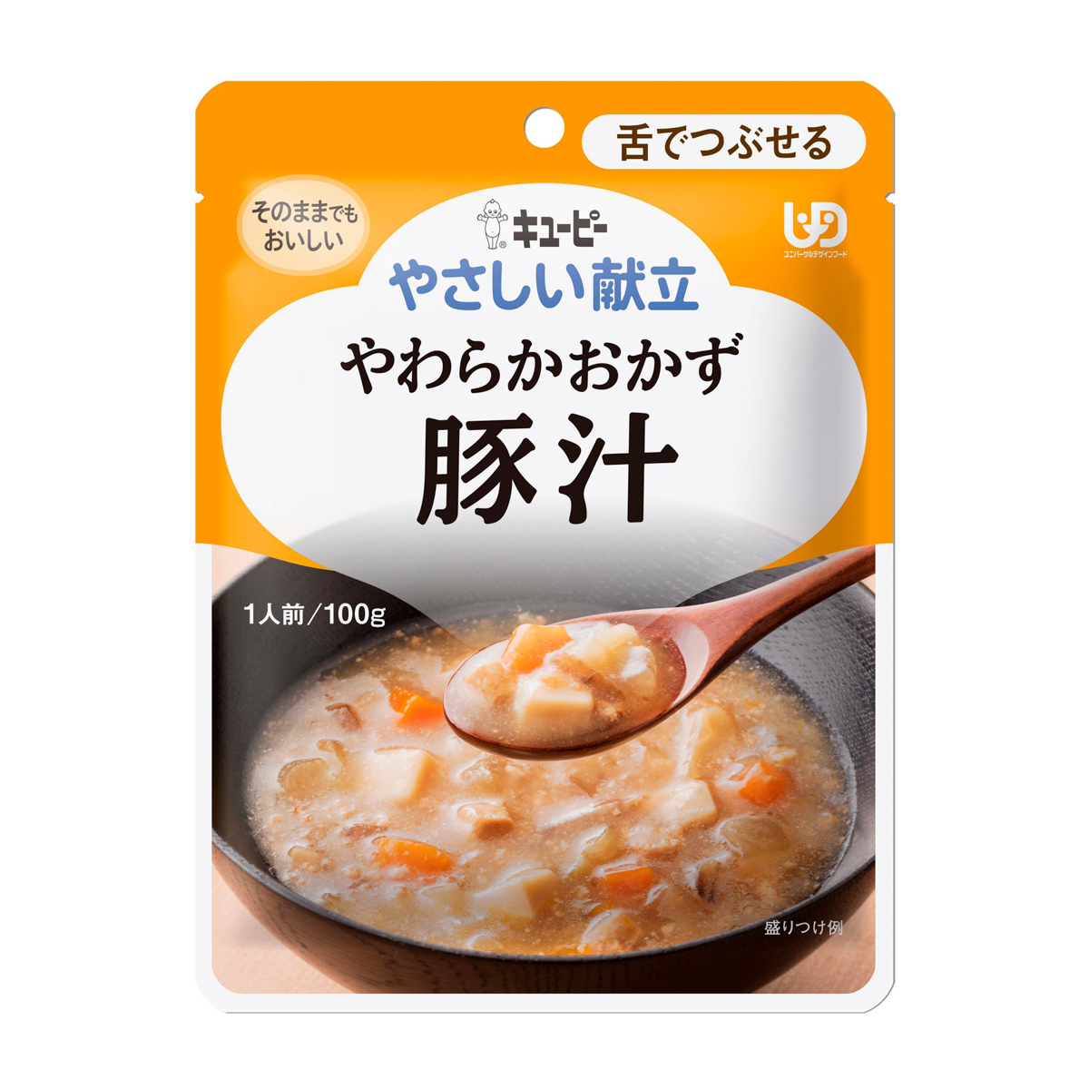 キユーピー やさしい献立　やわらかおかず　豚汁　100g