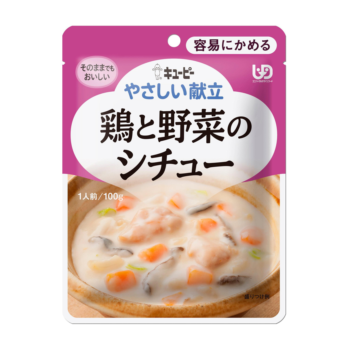キユーピー やさしい献立　鶏と野菜のシチュー　100g