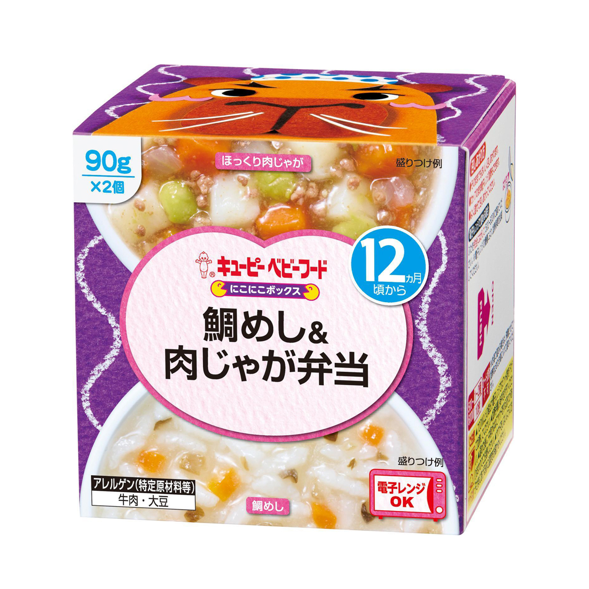 キユーピー にこにこボックス　鯛めし＆肉じゃが弁当　90g×2個
