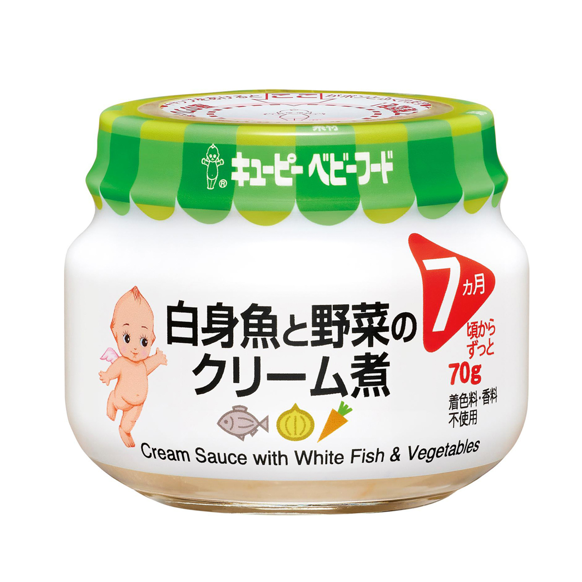 キユーピー 白身魚と野菜のクリーム煮　70g 270301