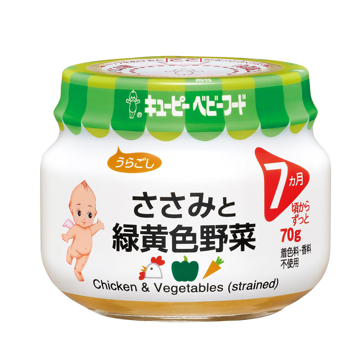 キユーピー ささみと緑黄色野菜　70g