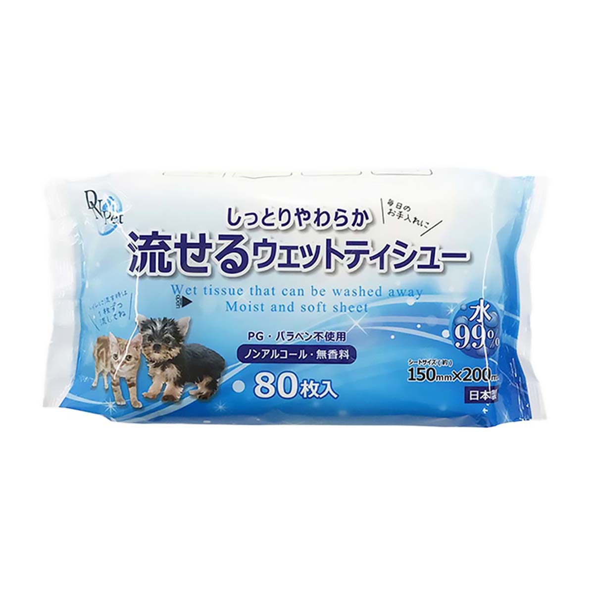 ＤＮＰｅｔ流せるウエツトテイシユ８０枚