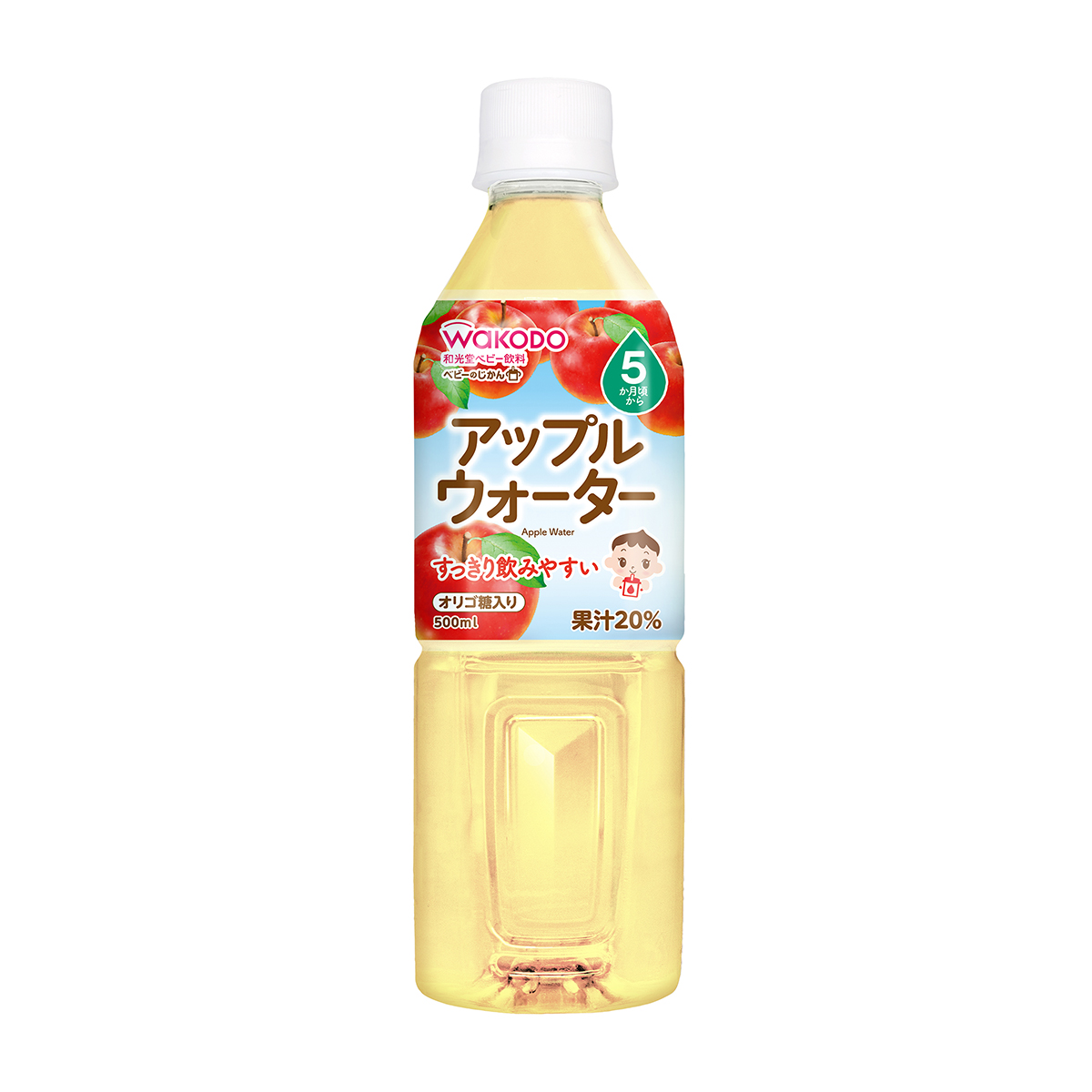和光堂 ベビーの時間 アップルウォーター 500ml | かぜとゆき