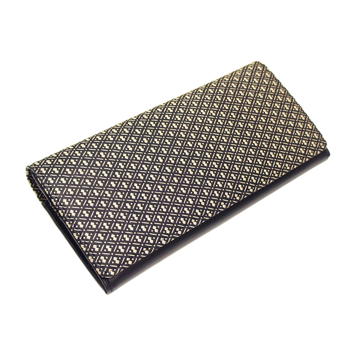 古都印伝ひょうたん柄長財布