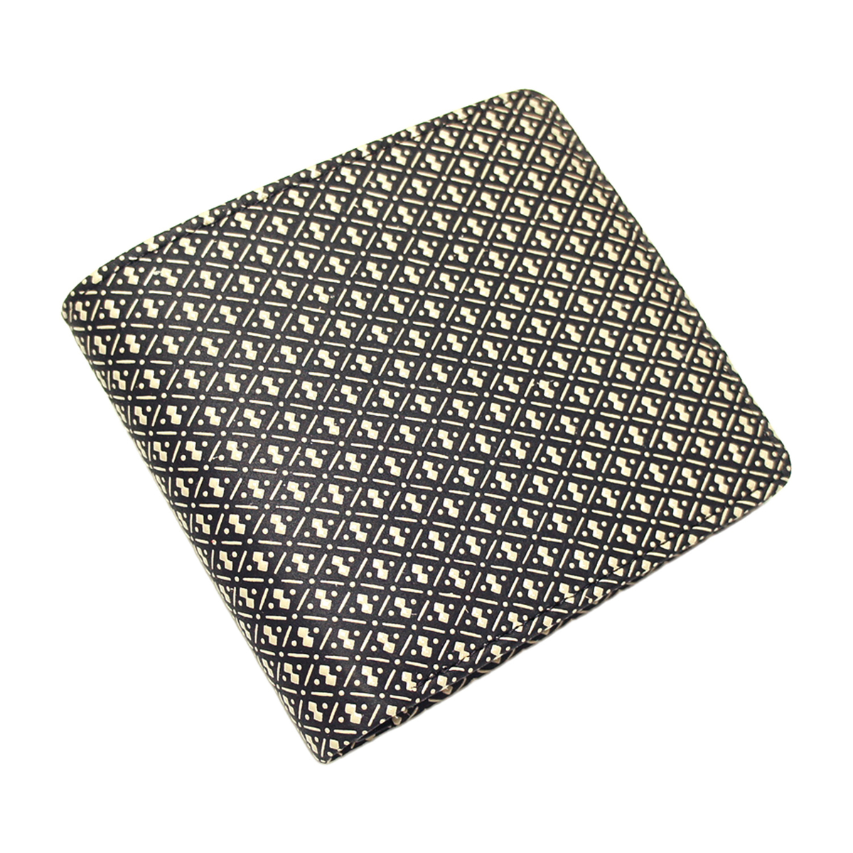 古都印伝ひょうたん柄二つ折り財布