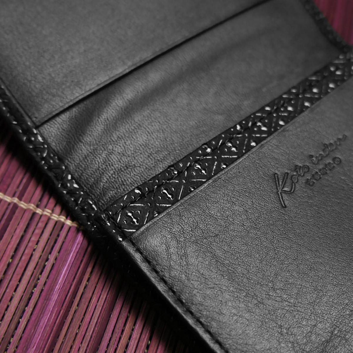 古都印伝ひょうたん柄名刺入れ