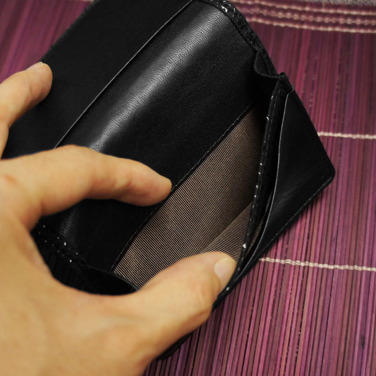 古都印伝ひょうたん柄名刺入れ