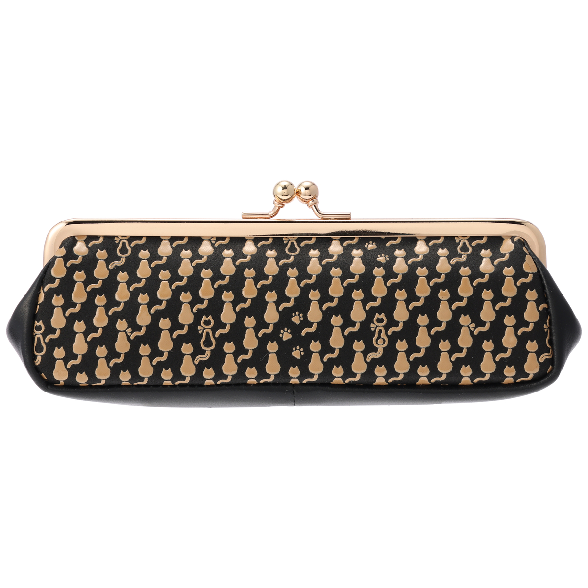 古都印伝キャッツリリーズリーディンググラス・マルチケース