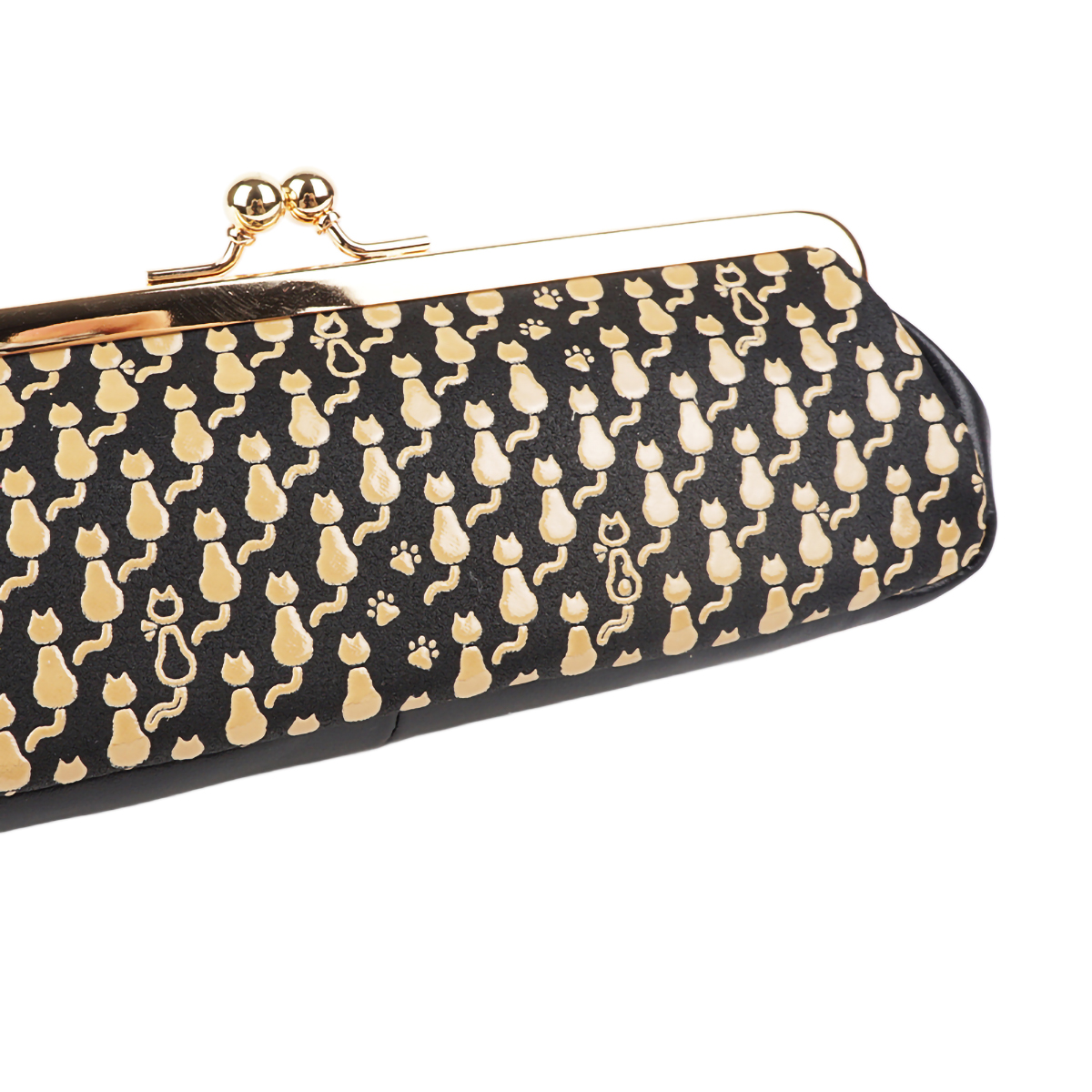 古都印伝キャッツリリーズリーディンググラス・マルチケース