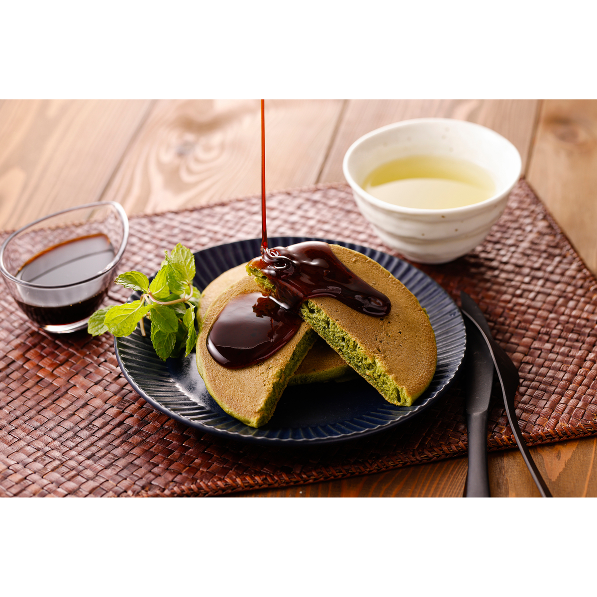 【冷凍】プリマハム 黒蜜付き宇治抹茶ホットケーキ