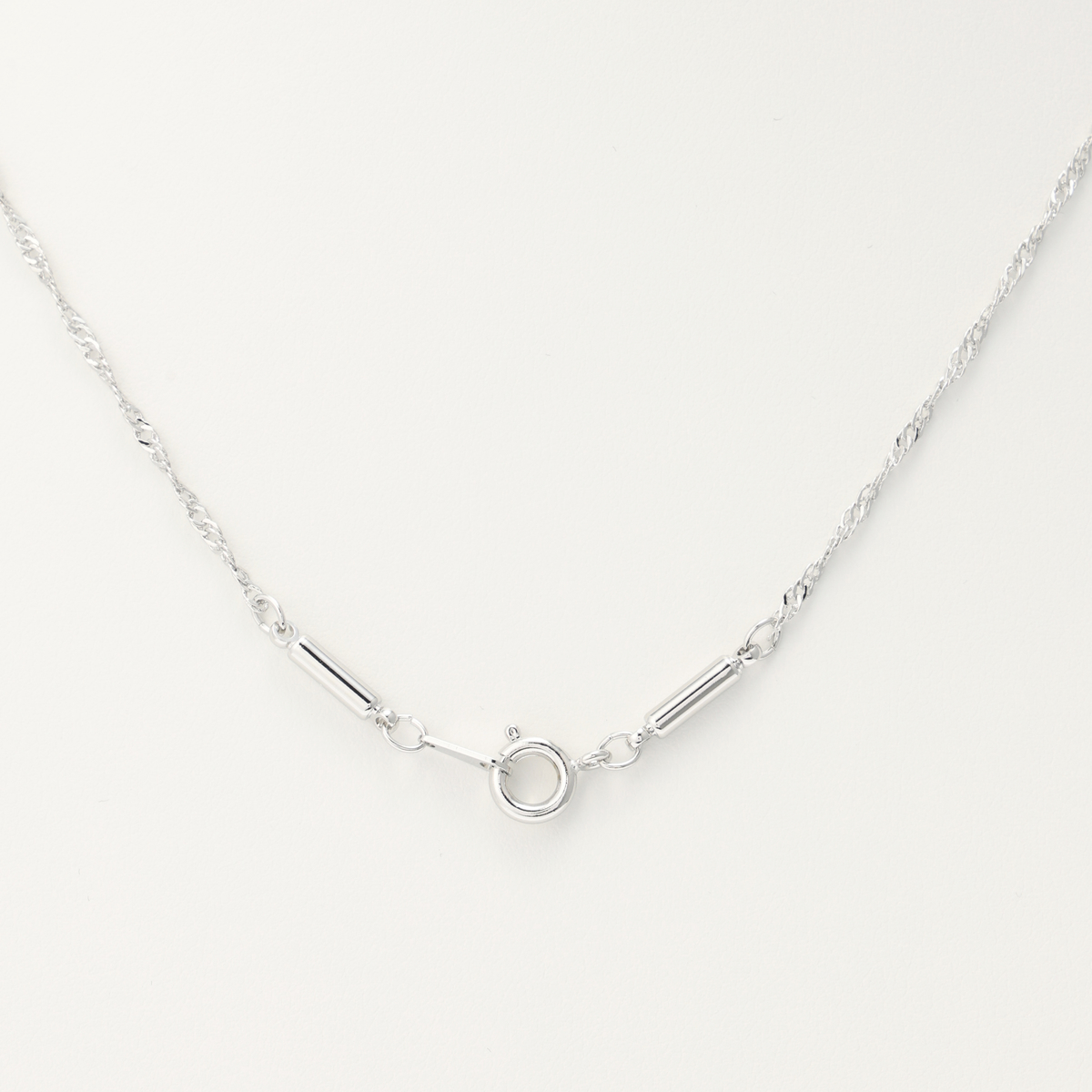 【煌き磁気ネックレス】スリーストーン縦型