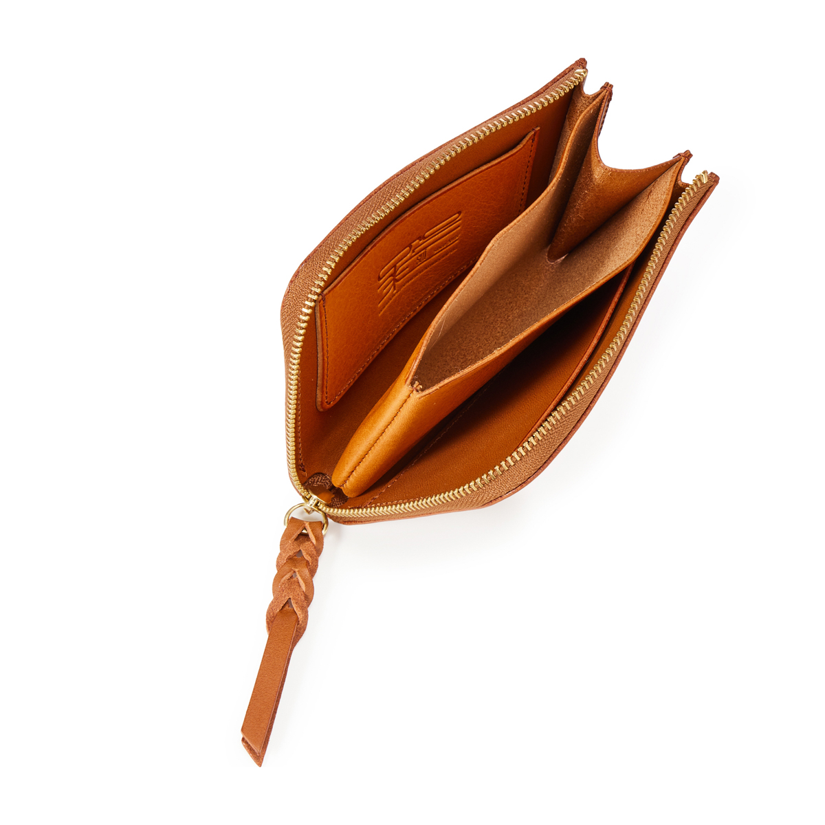 「粋」SUI　”巾”　栃木レザーL字ファスナーウォレット