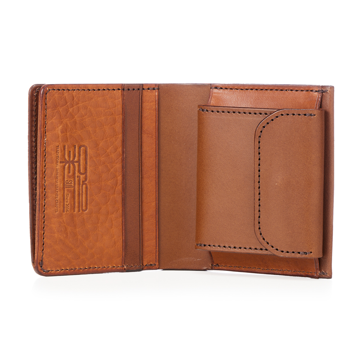 「粋」SUI　”小”　栃木レザー 2つ折りスモールウォレット