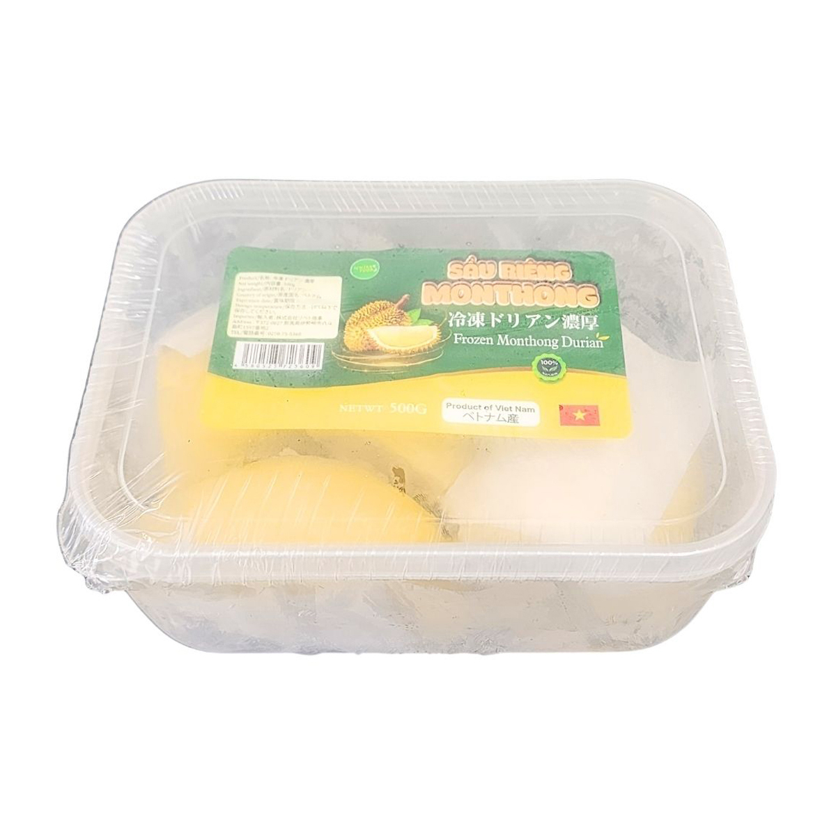 冷凍】ドリアン濃厚500g 280119 | かぜとゆきオンラインショップ
