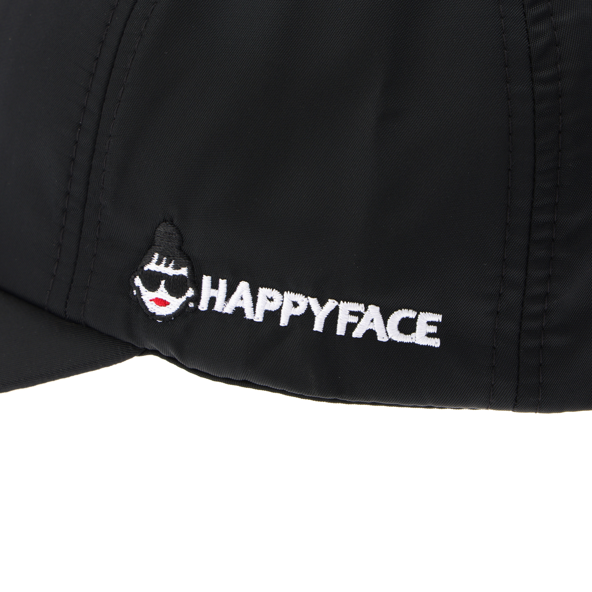 HAPPYFACE　はっ水6方キャップ　クロ