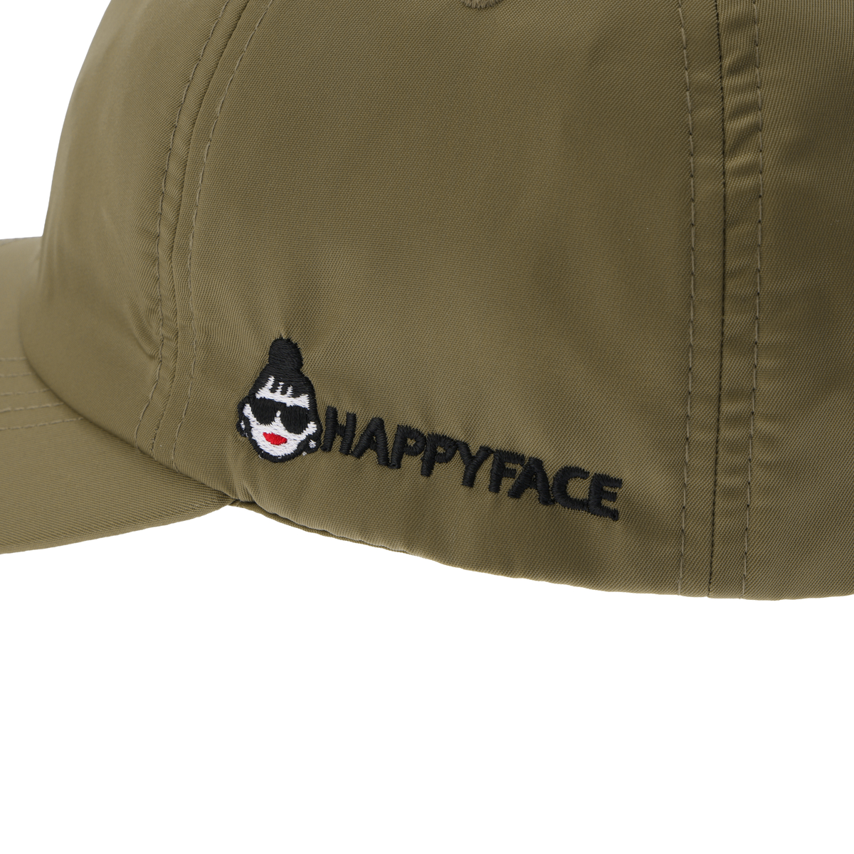 HAPPYFACE　はっ水6方キャップ　カーキ