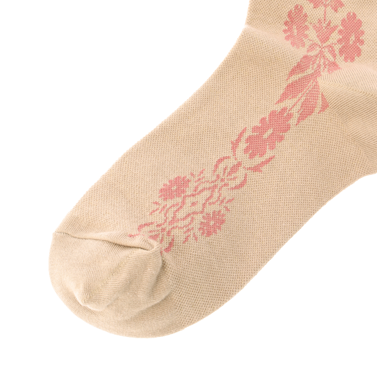 着圧ソックス　フラワーライン柄