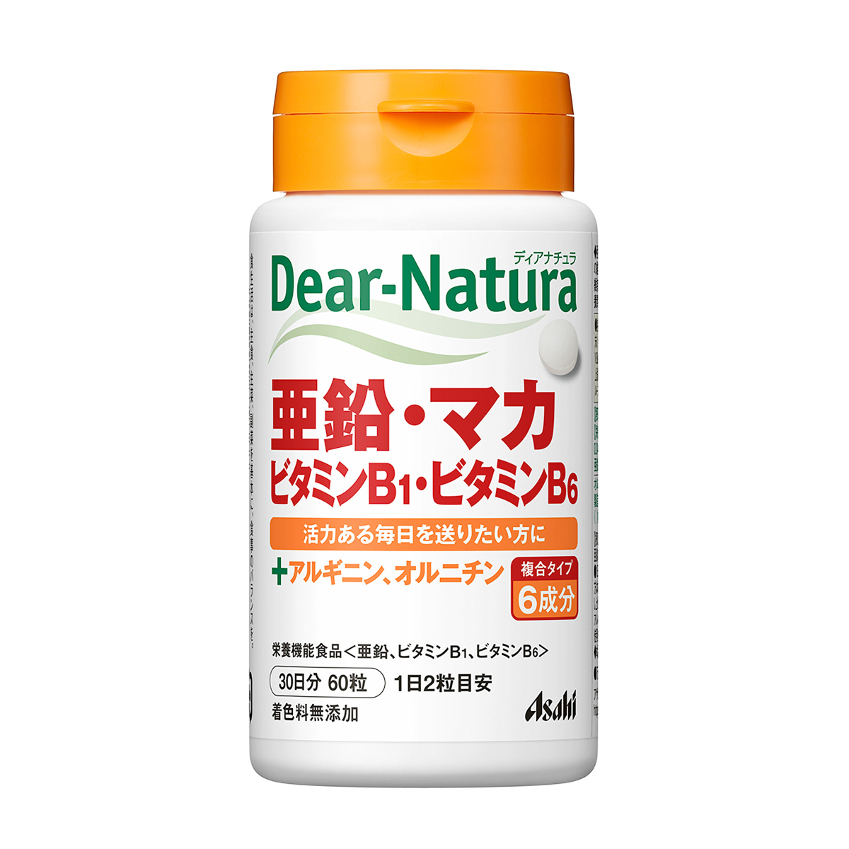 ディアナチュラ　亜鉛・マカ・ビタミンＢ１・Ｂ６　６０粒