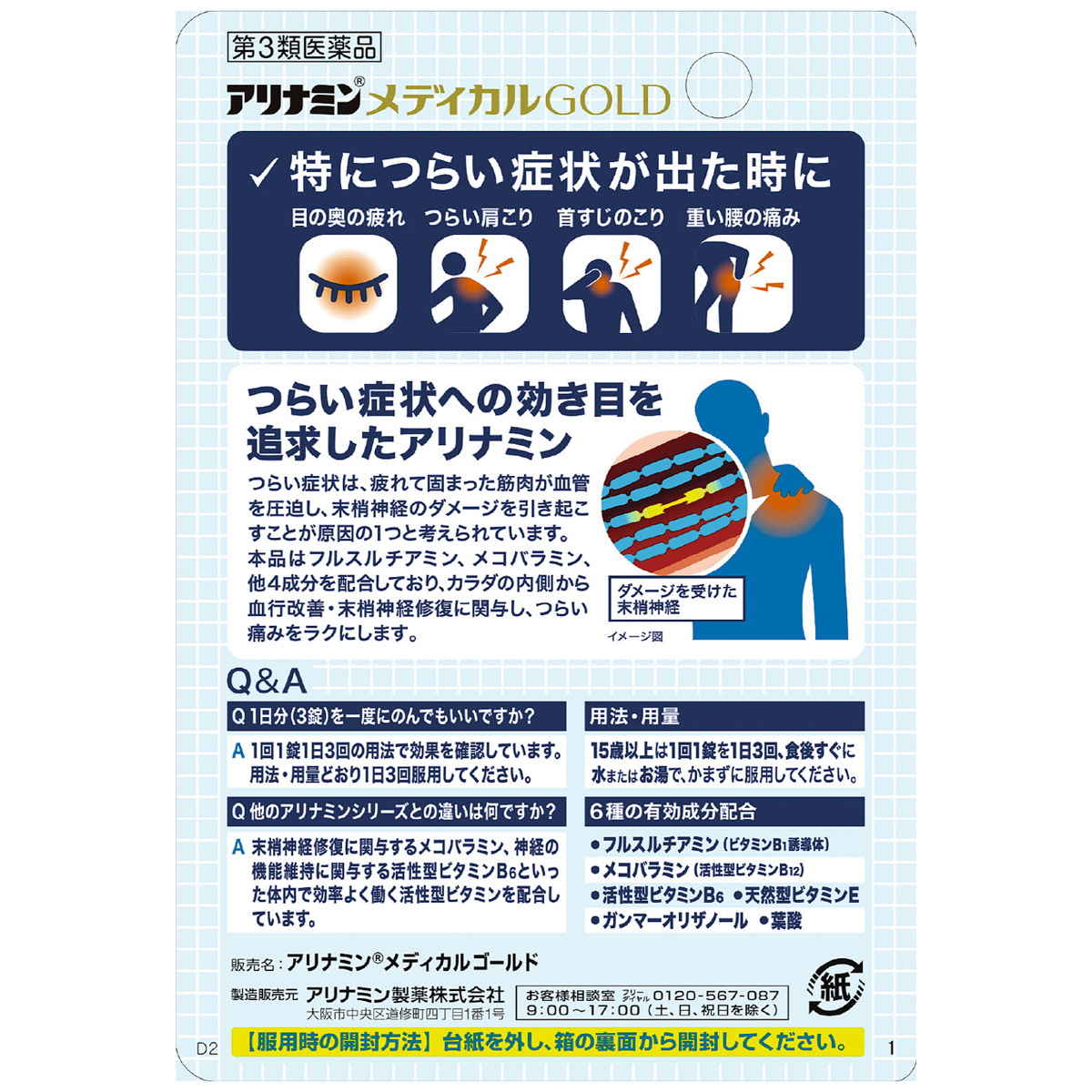 アリナミンメディカルゴールドトライアル　２１錠
