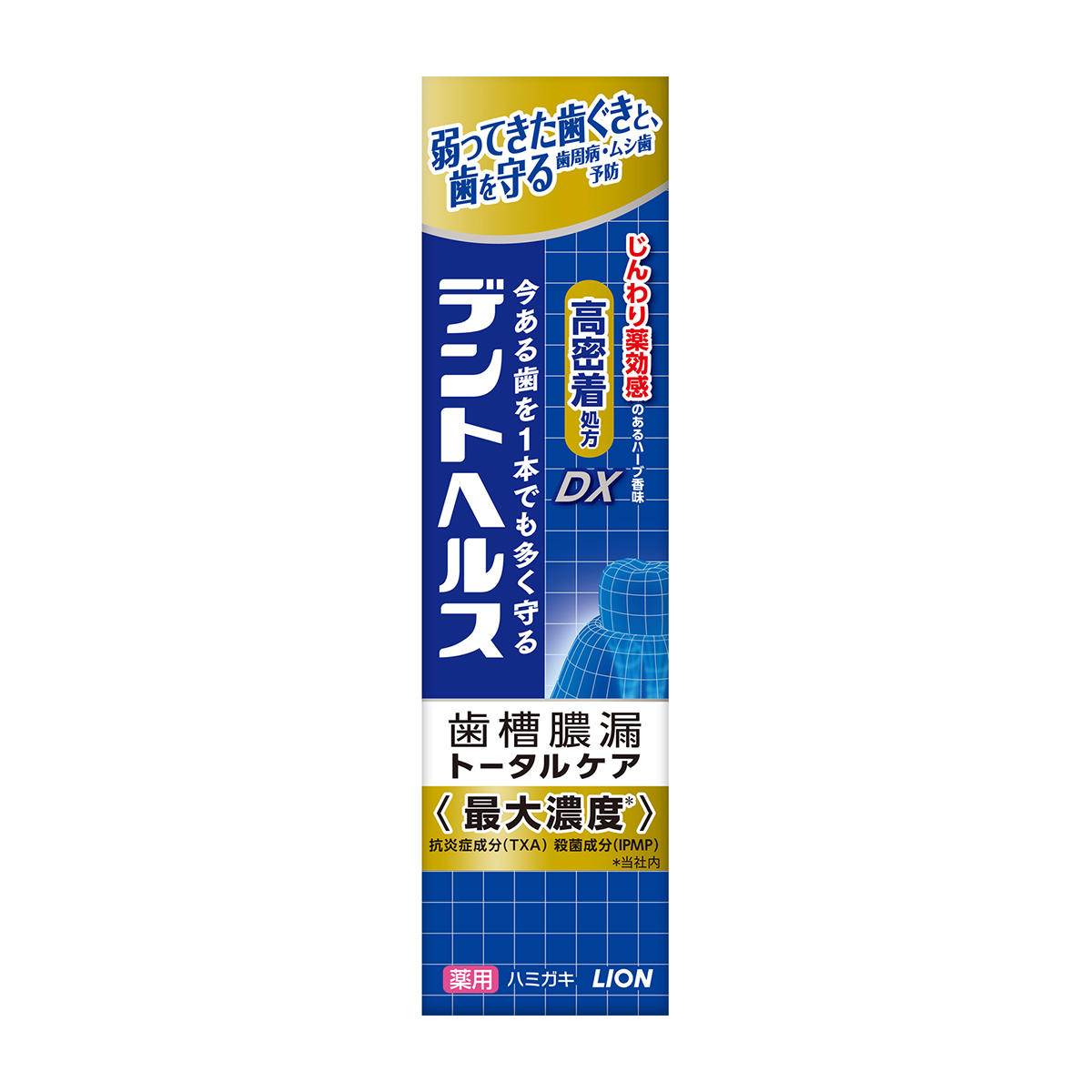 ライオン　デントヘルス薬用ハミガキＤＸ　２８ｇ