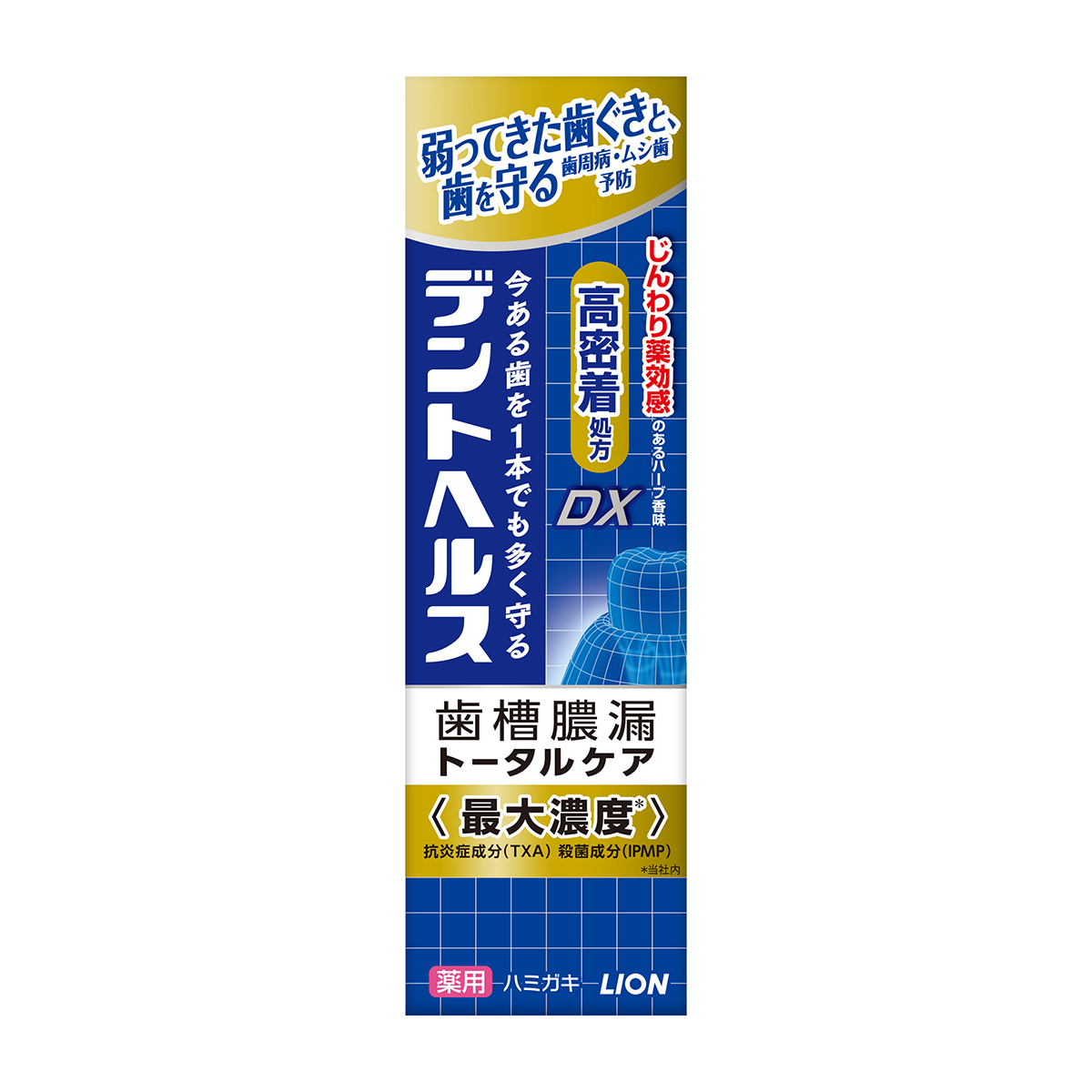 ライオン　デントヘルス薬用ハミガキＤＸ　８５ｇ