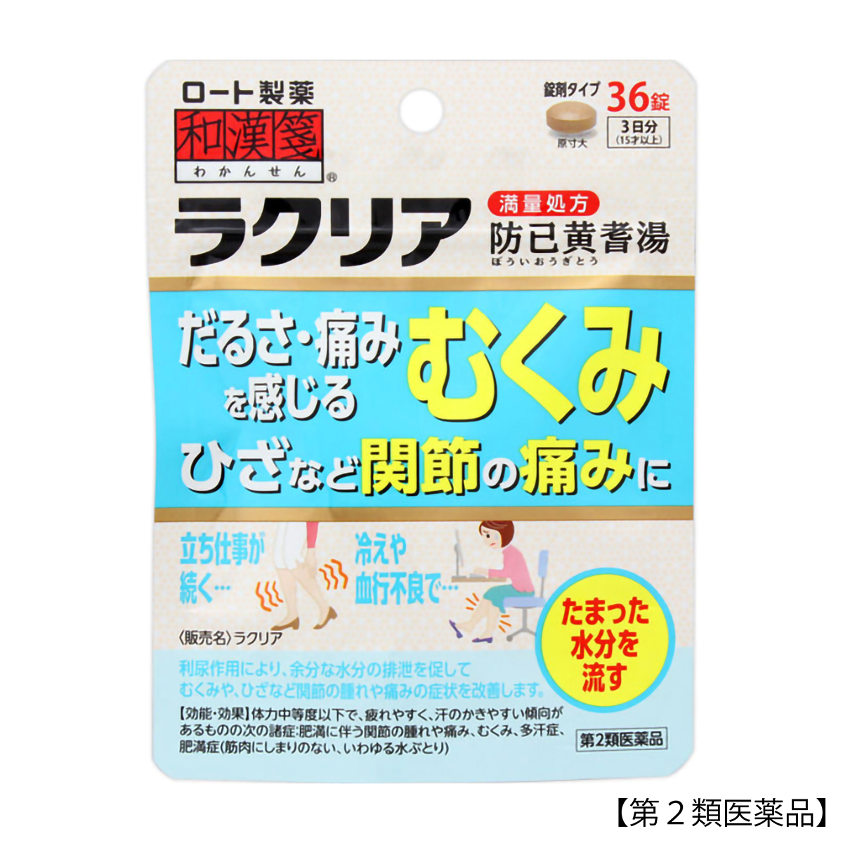 ロート製薬　和漢箋　ラクリア　３６錠