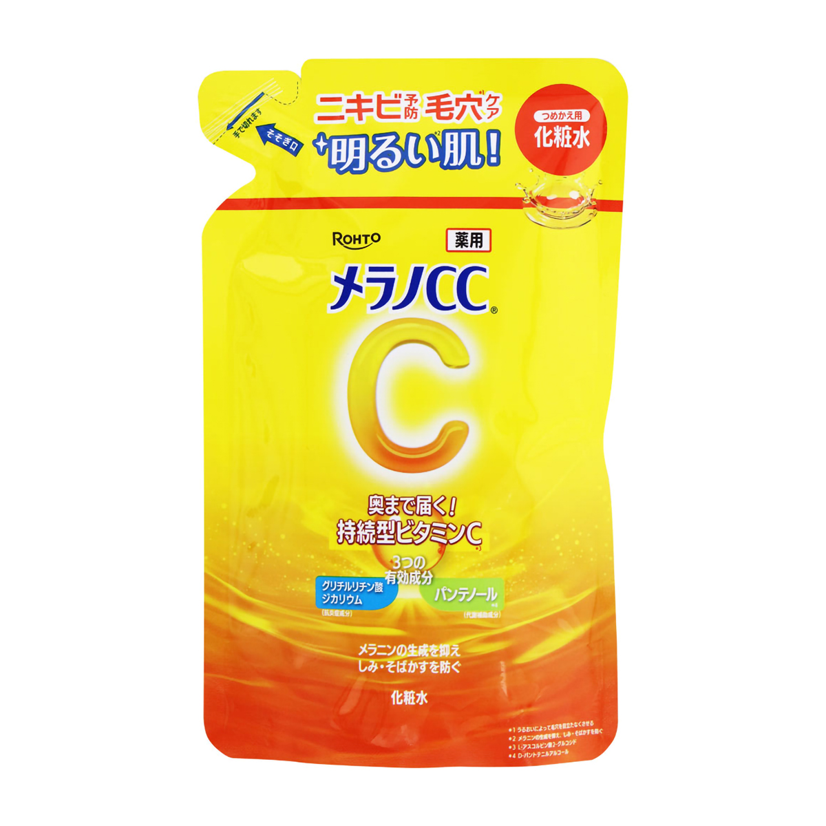ロート製薬 メラノCC 薬用しみ対策美白化粧水つめ替え 170ml