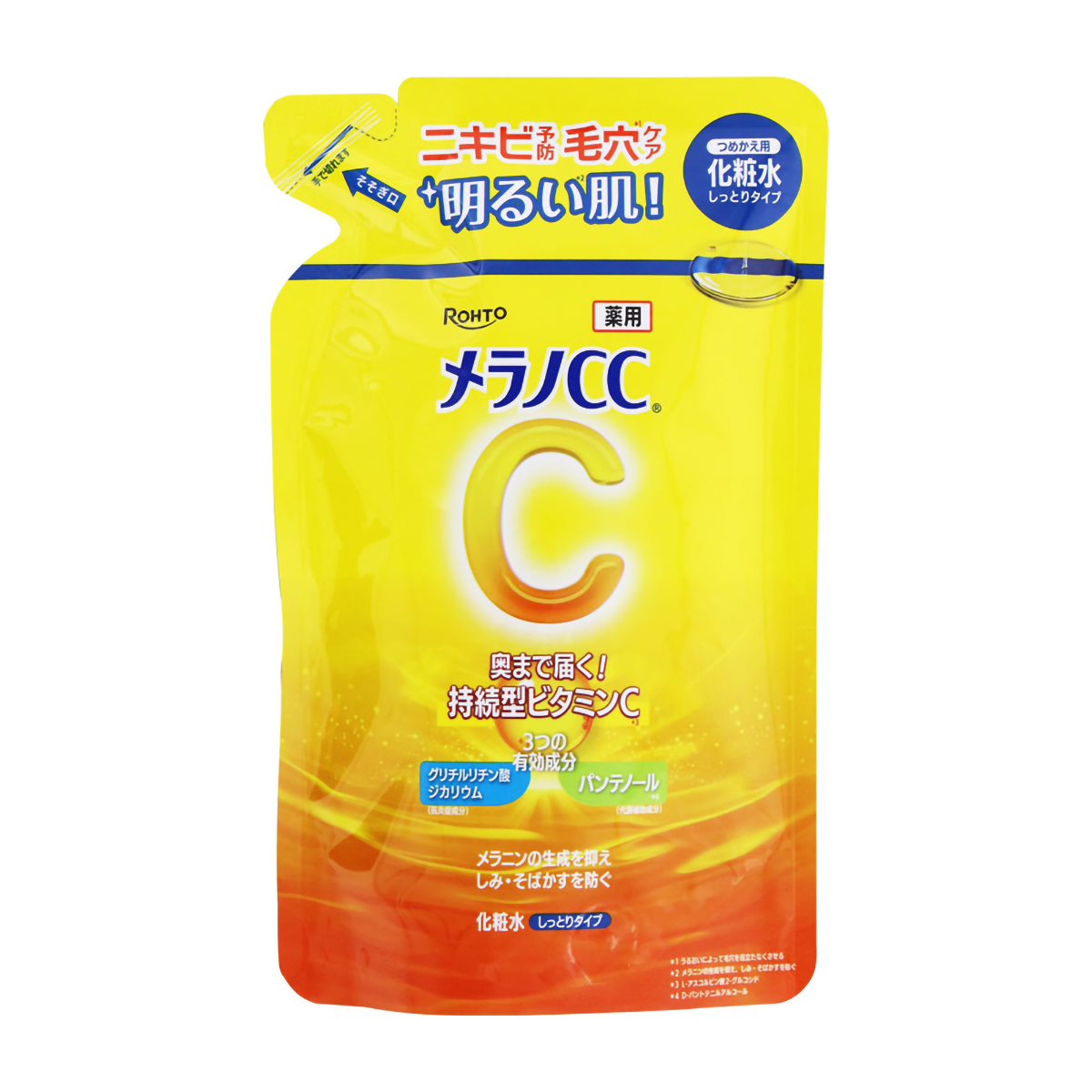 ロート製薬 メラノCC しみ対策美白化粧水しっとり詰替 170ml