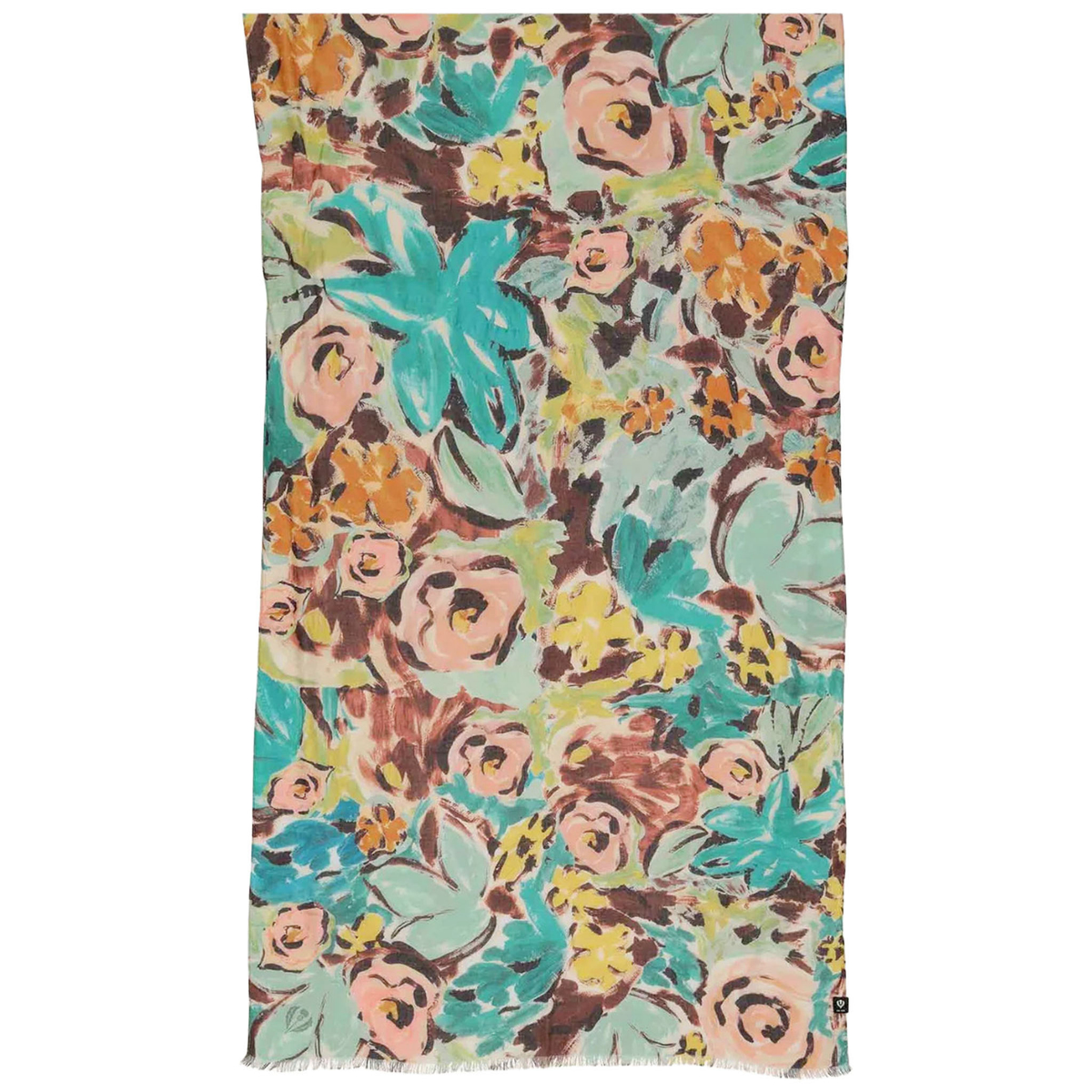 【FRAAS】レーヨン花柄プリント　ストール