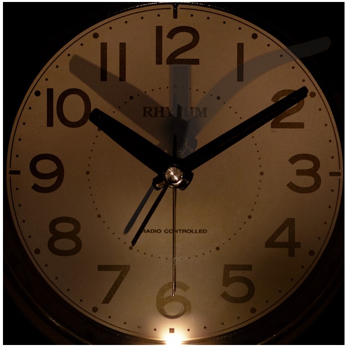 リズム 置時計 フィットウェーブA438 4RL438SR19