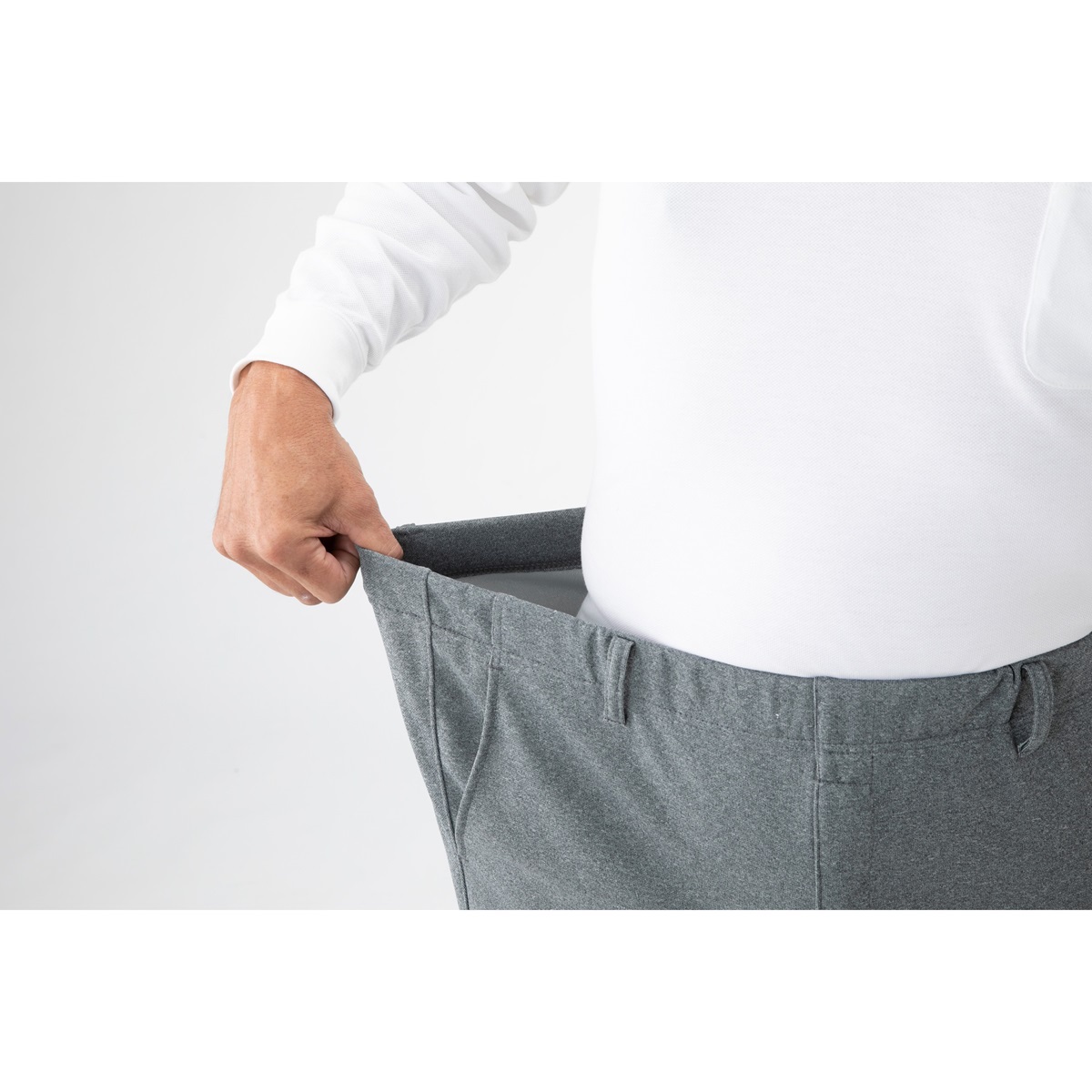 日本製抗菌防臭加工らくらくパンツ2色組