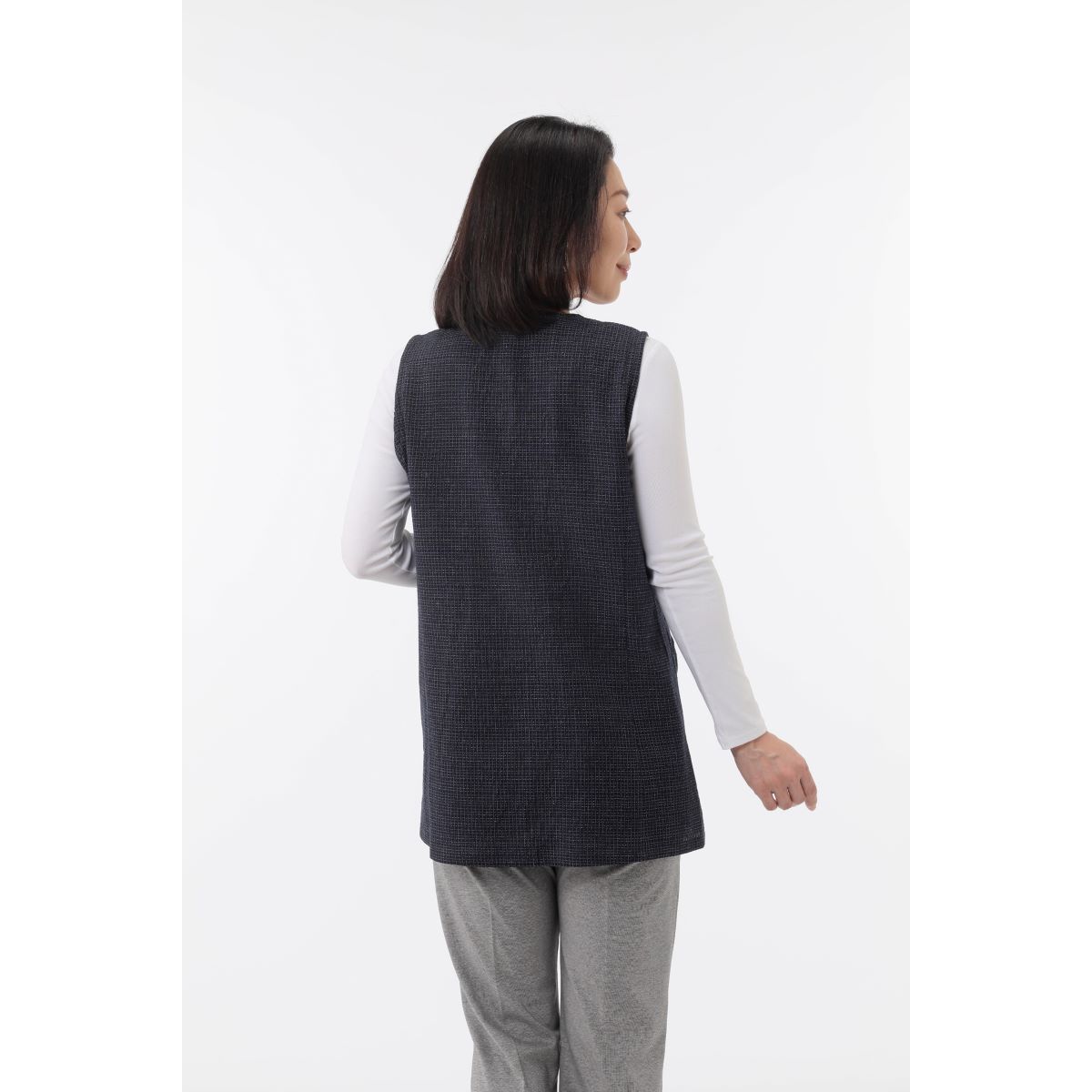 久留米ちぢみ織ベスト