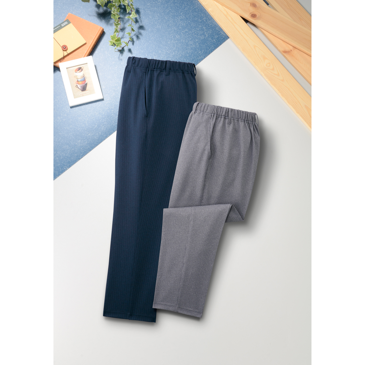 日本製クールモーション爽やかパンツ2色組