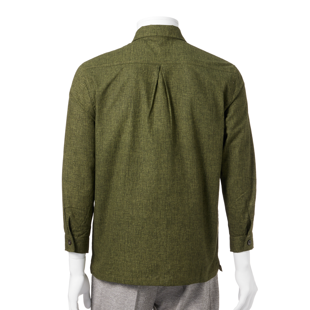 綿100％遠州染長袖シャツ