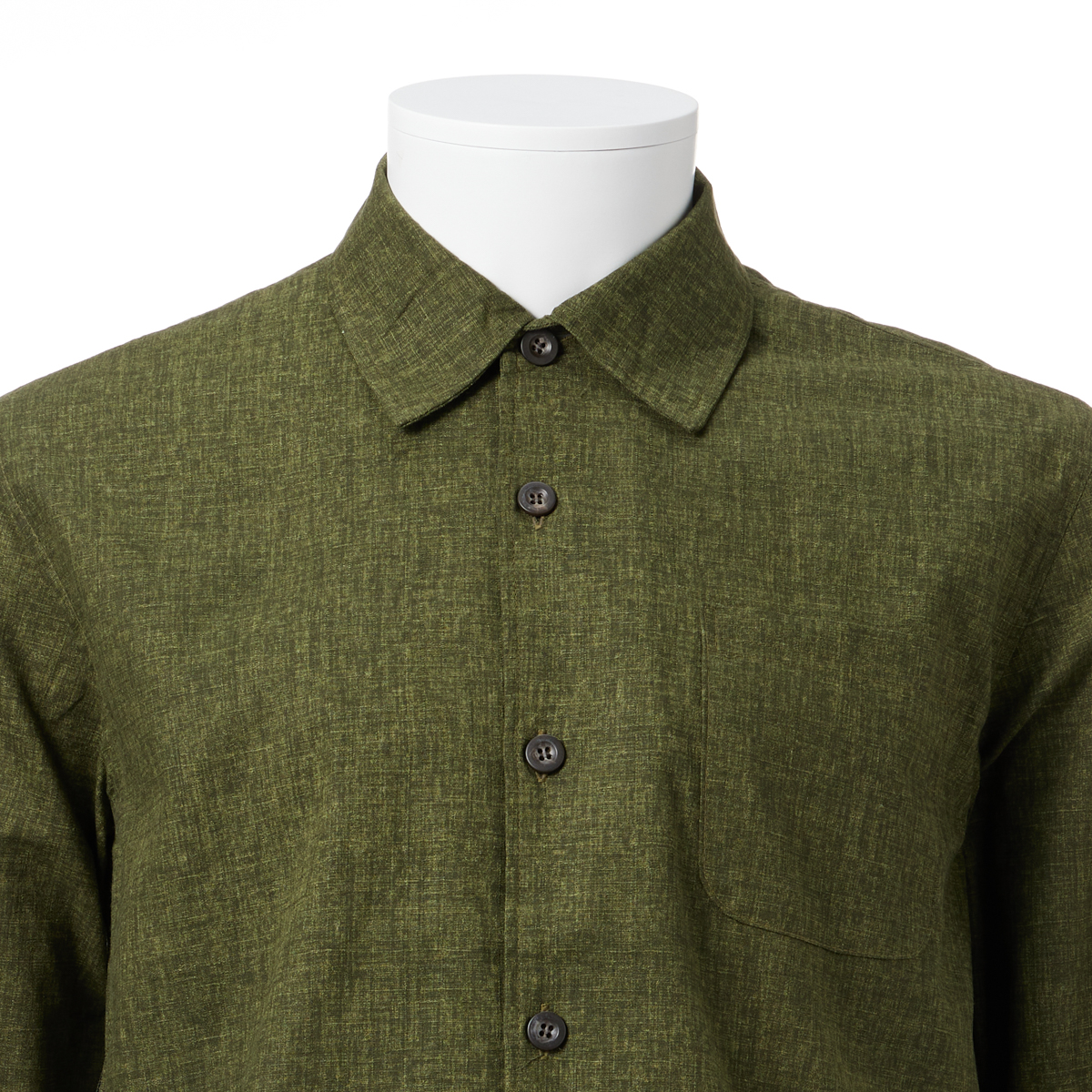 綿100％遠州染長袖シャツ