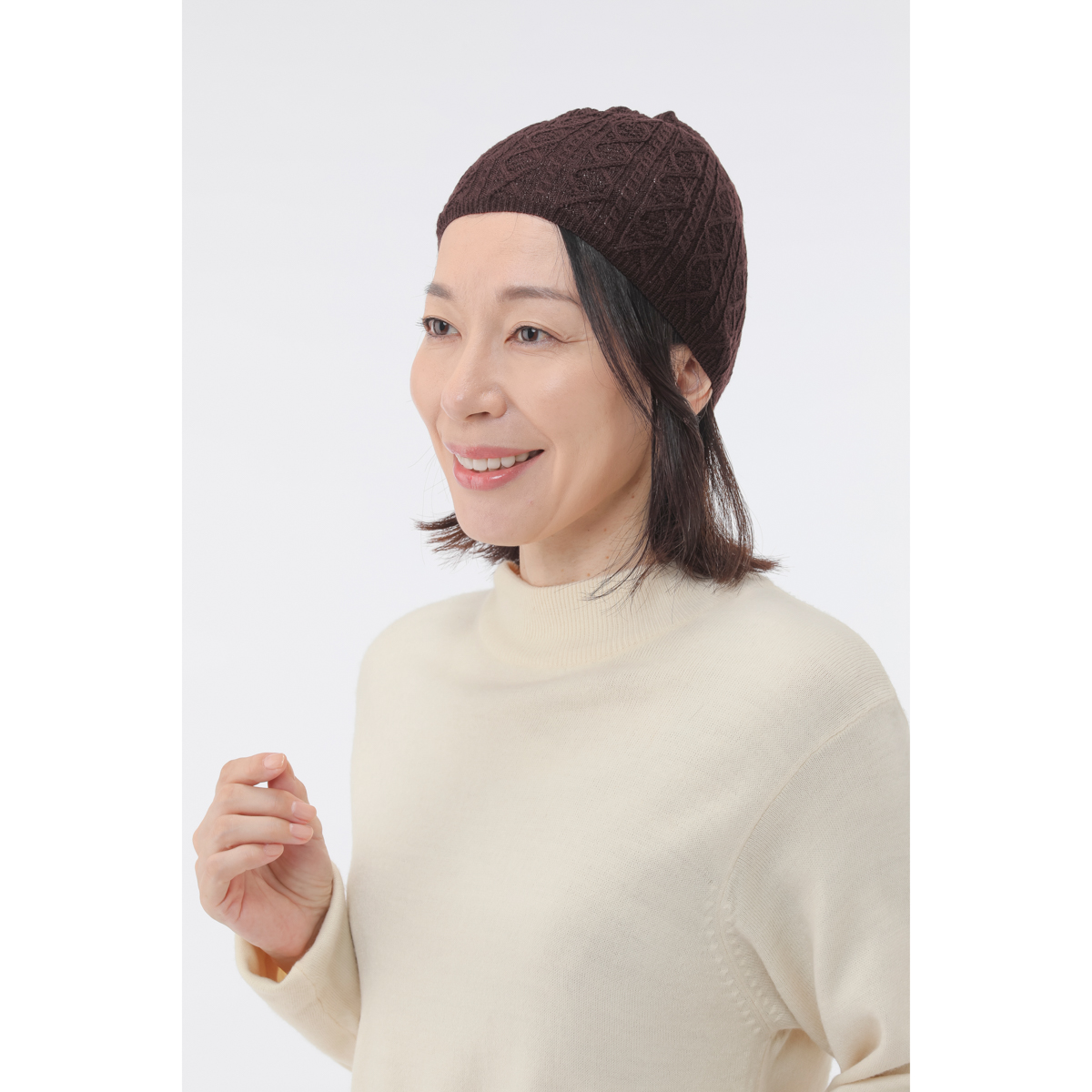 日本製ウール100％ニット帽3色組