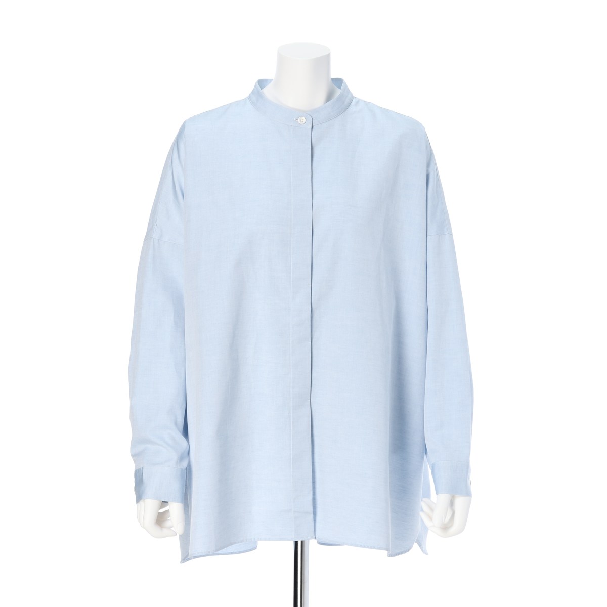 【HaTaKaKe】播州織cotton linen ワイドブラウス