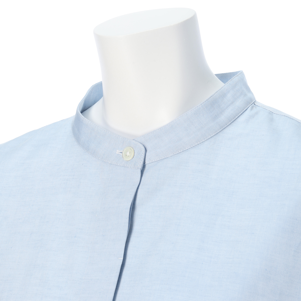 【HaTaKaKe】播州織cotton linen ワイドブラウス
