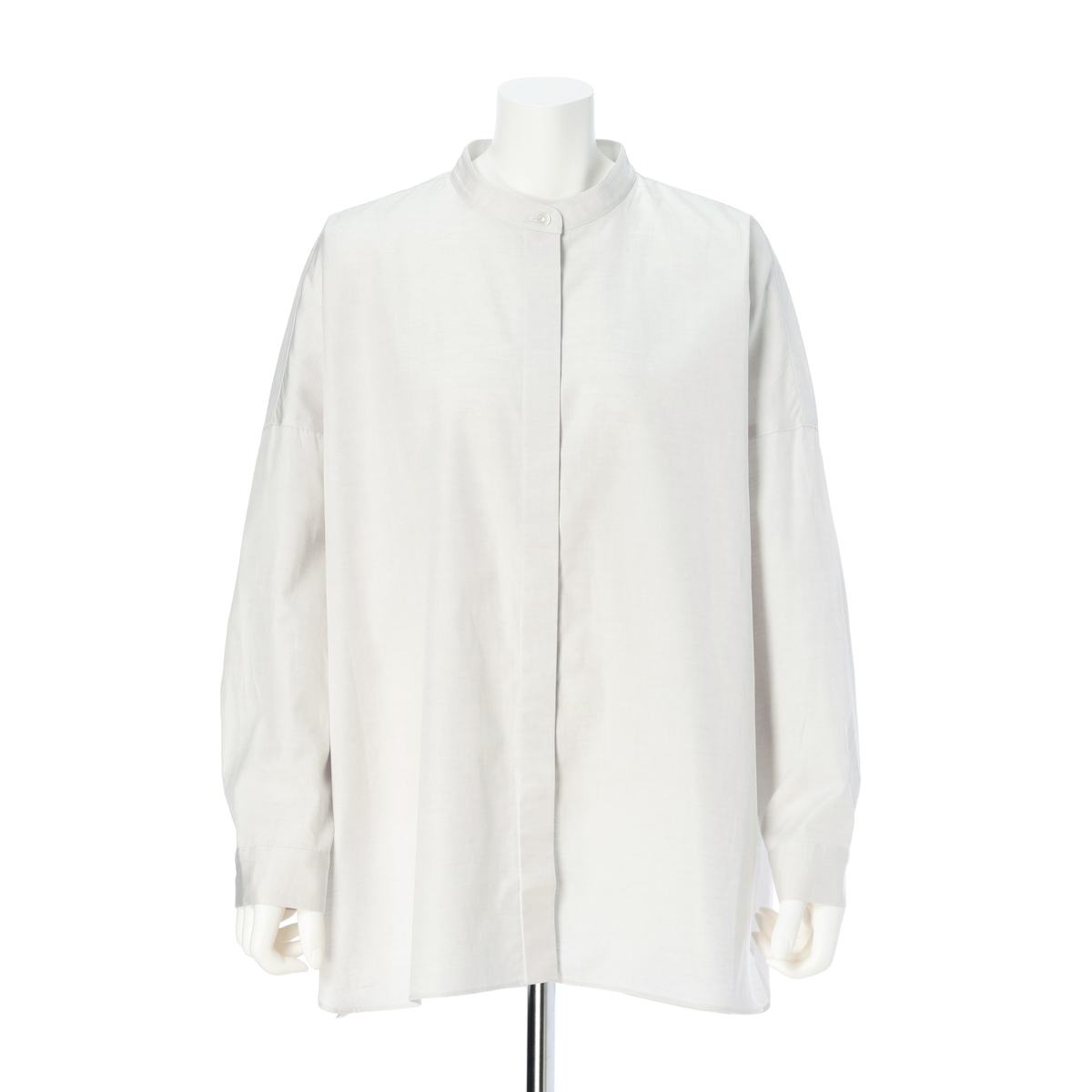 【HaTaKaKe】播州織cotton linen ワイドブラウス