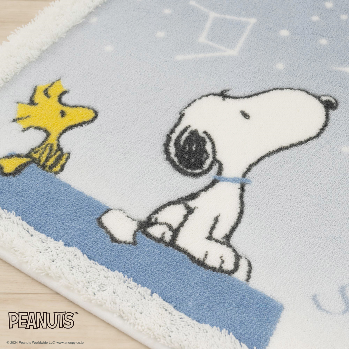 PEANUTS　星空スヌーピー　トイレマット