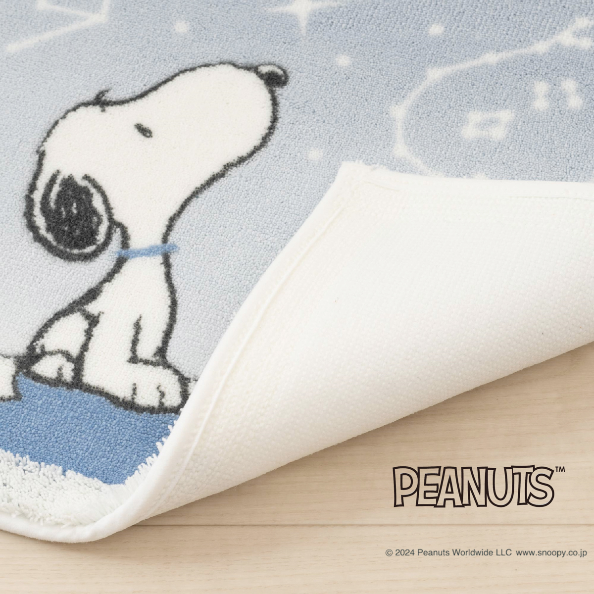 PEANUTS　星空スヌーピー　トイレマット