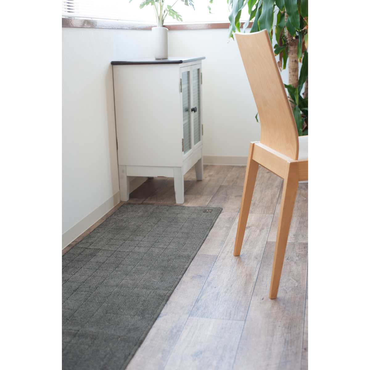 BBcollection　フラフィット　へリンボン4　ロングマット　約50×150cm